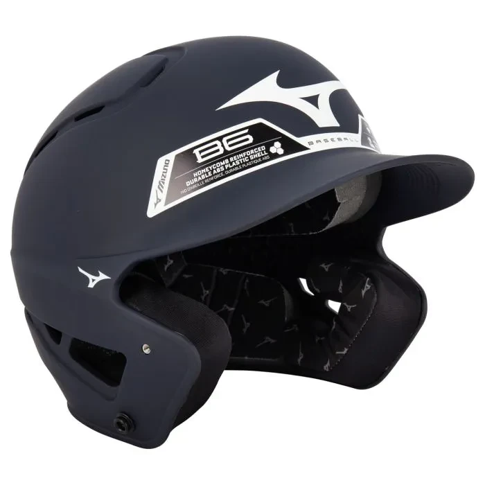 Cascos Mizuno B6 Baseball - Azul Marino - Standard - L
