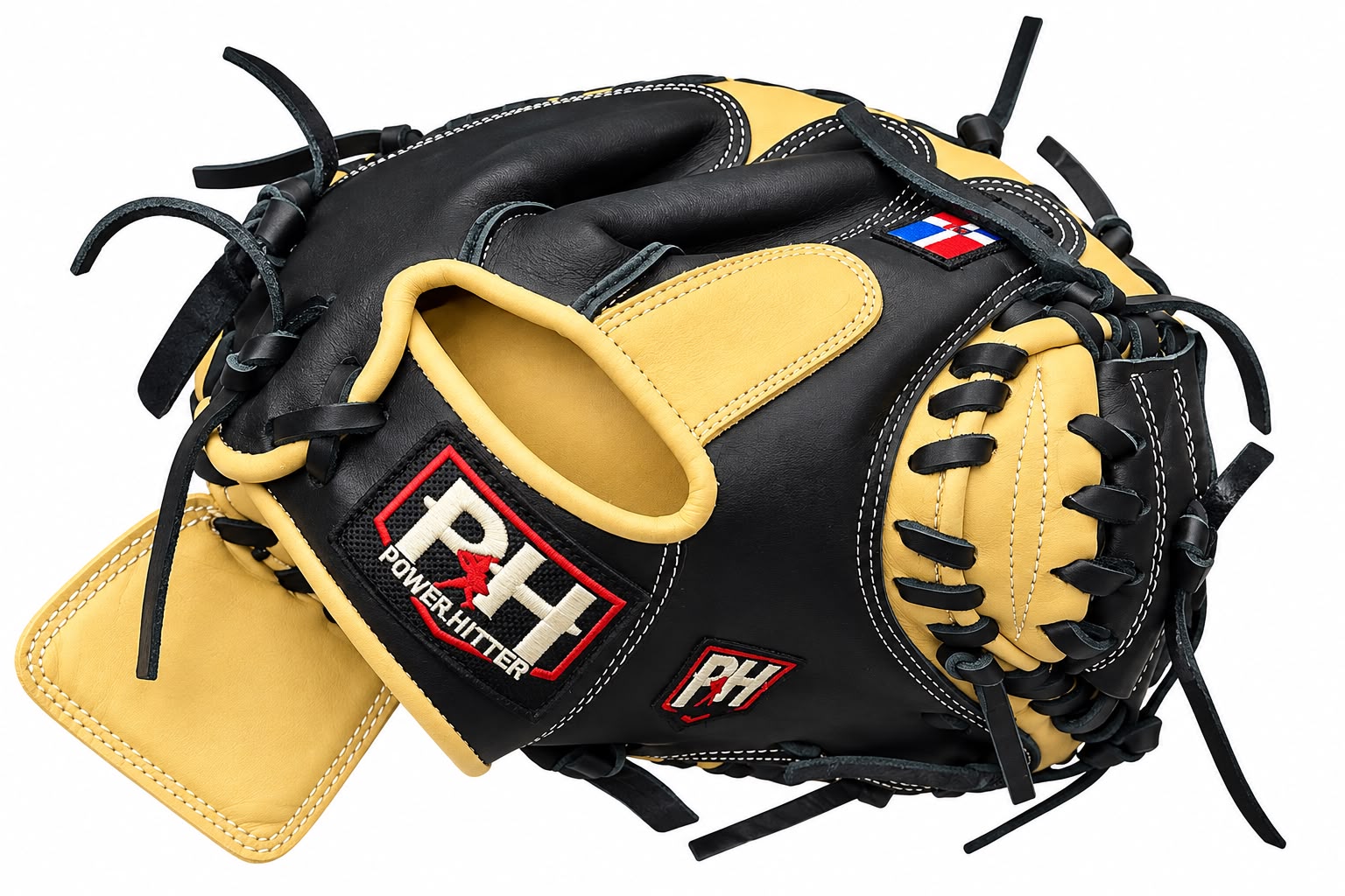 Mascotas PowerHitter "33" Catchers - Negro con Crema