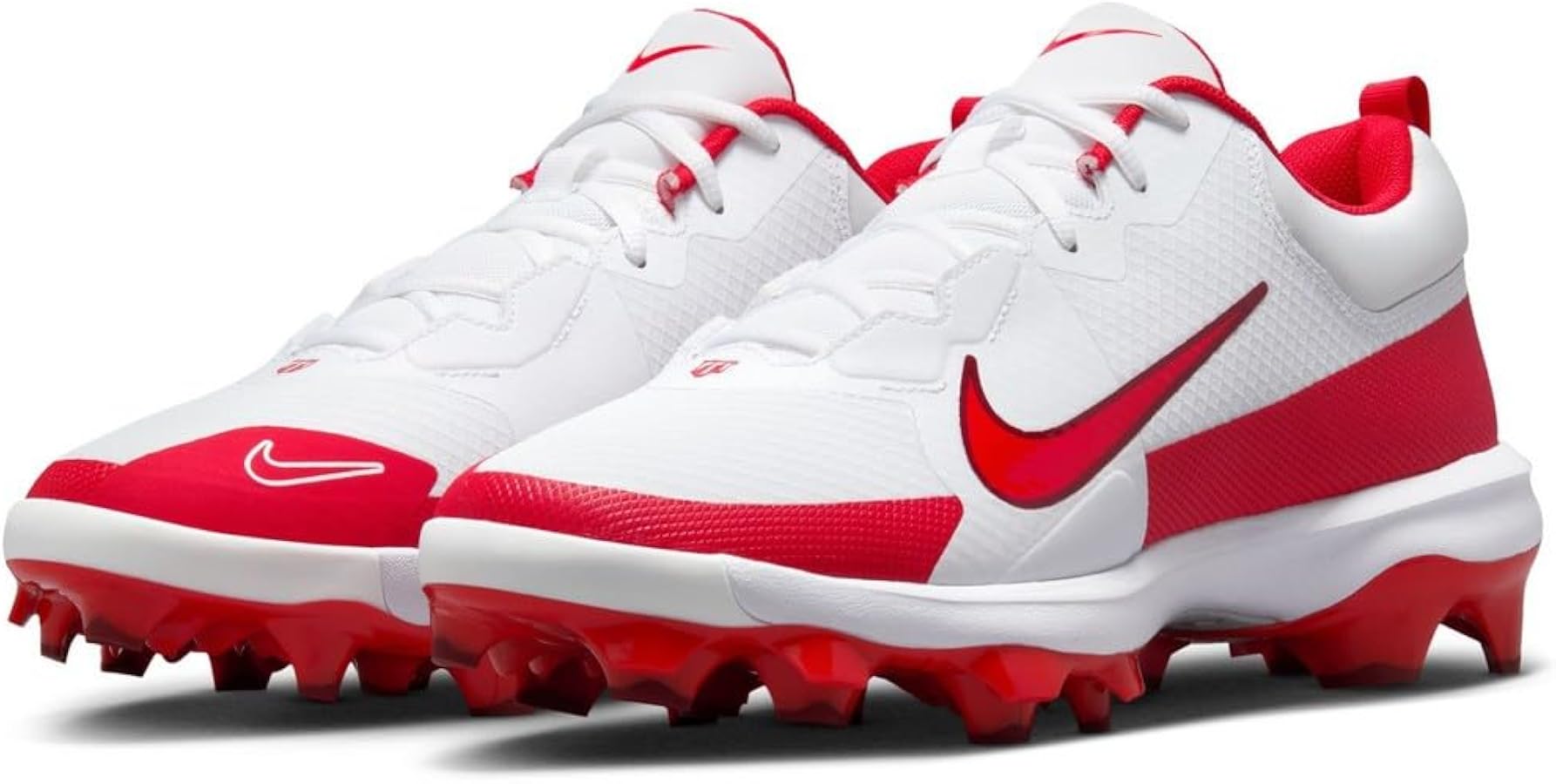 Spikes Nike {9.5 - 43} Force Trout 9 Keystone Blanco con Rojo