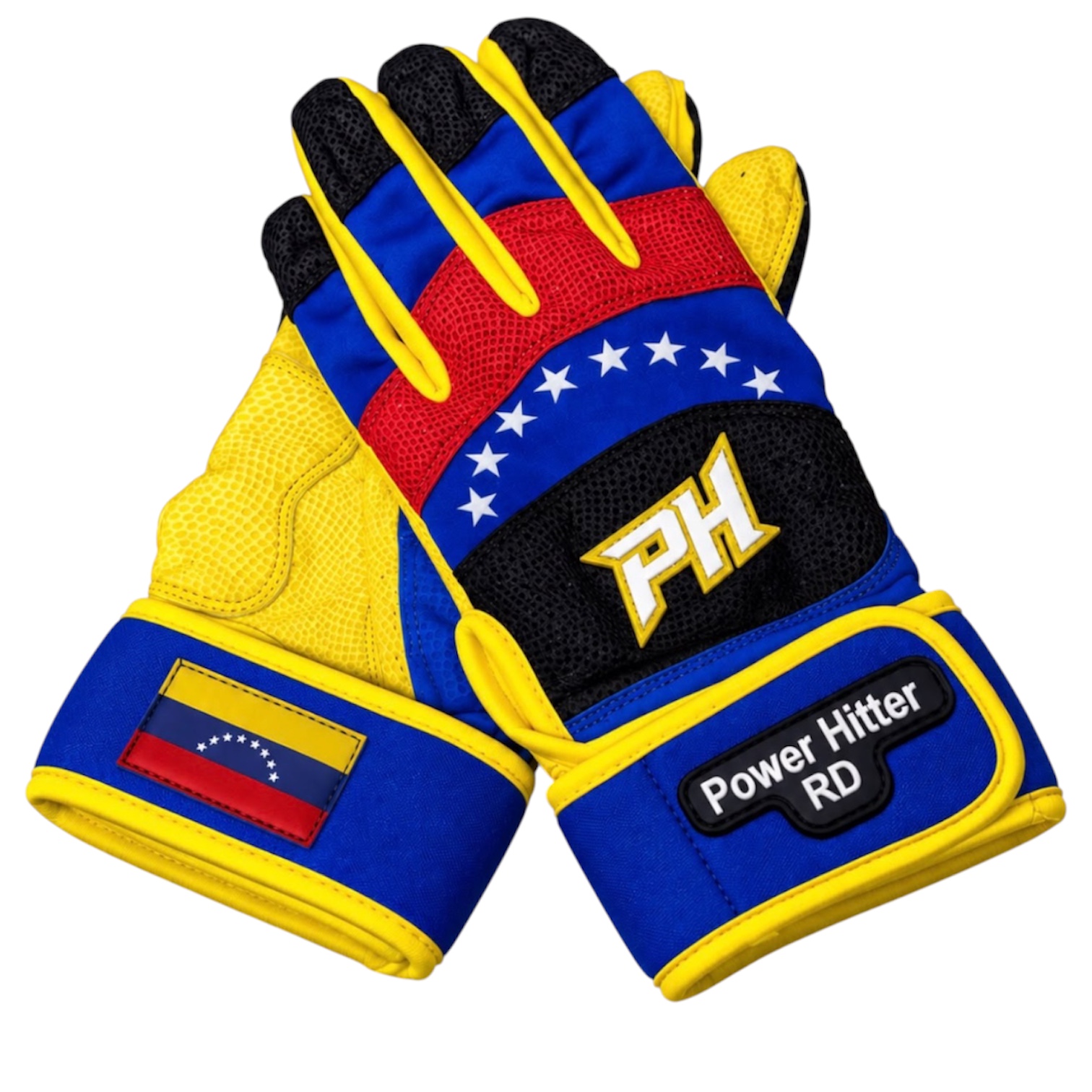 Guantillas M Powerhitter Doble Strap - Bandera Venezuela