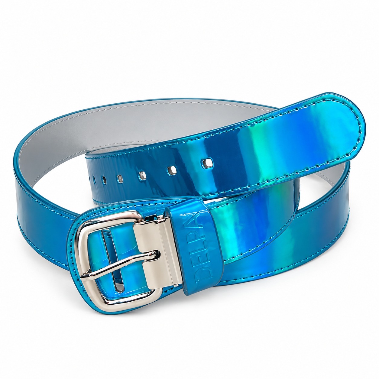 Correa de piel de Beisbol Delpa - azul claro - Brillante