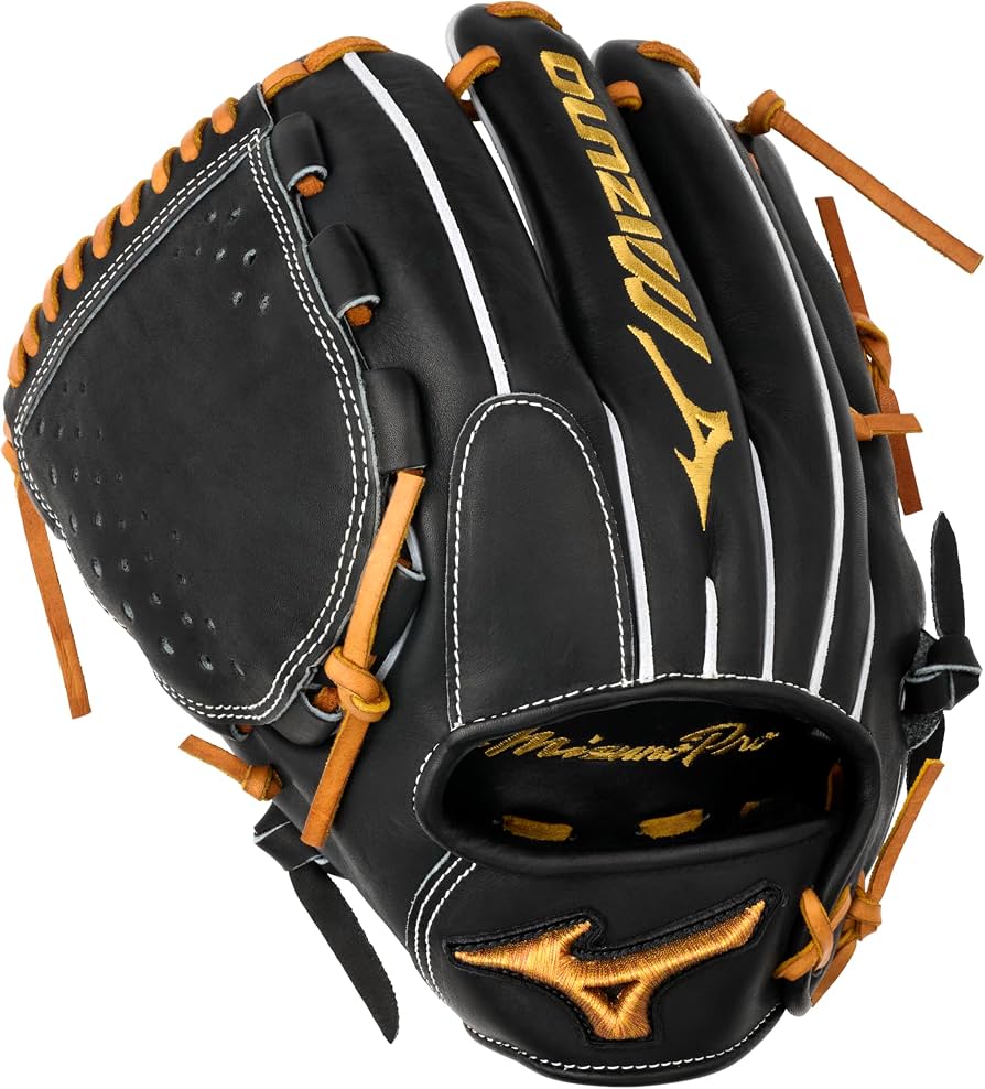 Guantes Mizuno "12" Pitchers Mizuno-Pro Baseball - Zurdo - Negro